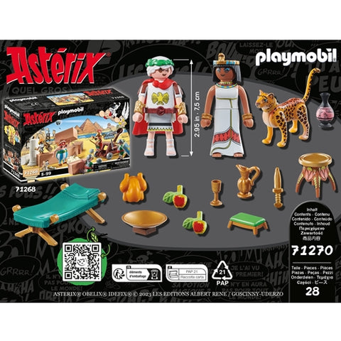 Playmobil  - Set de Constructie Playmobil Asterix - Cezar si Cleopatra