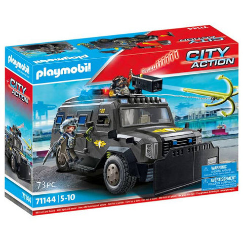 Playmobil  - Set de Constructie Playmobil Veiculul de Teren al Ecipei Swat