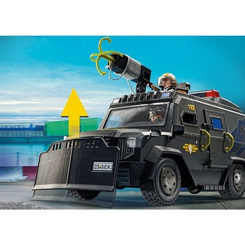 Playmobil  - Set de Constructie Playmobil Veiculul de Teren al Ecipei Swat