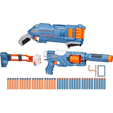 Hasbro  - Set Blaster Nerf Hasbro Duble Deffense Elite 2.0