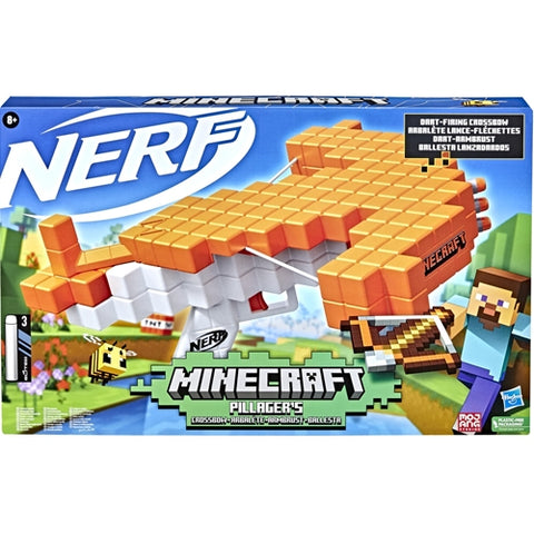 Hasbro  - Blaster Nerf Hasbro Minecraft Pillagers Crossbow