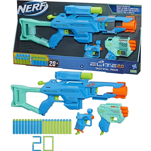 Hasbro  - Set 3 Blastere Nerf Hasbro Elite 2.0 Tactical Pack