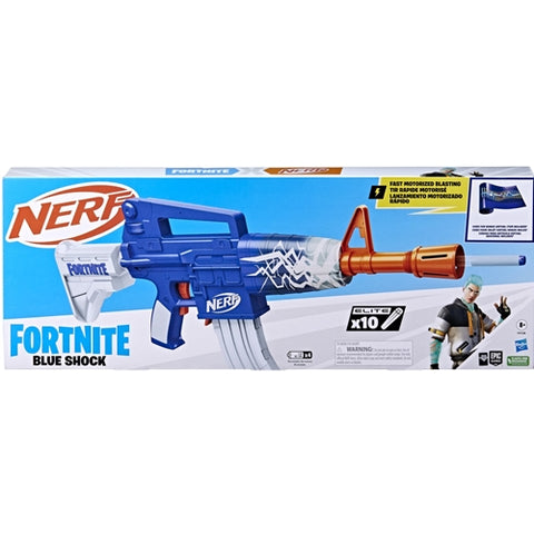 Hasbro  - Blaster Nerf Hasbro Fortnite Blue Shock