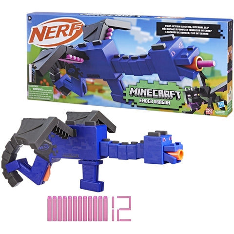 Hasbro  - Blaster Nerf Hasbro Minecraft Ender Dragon