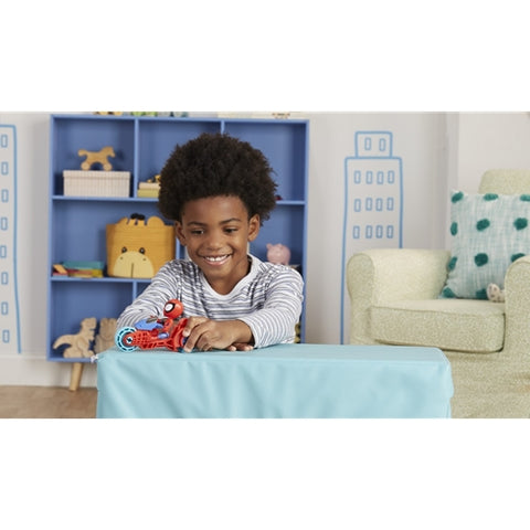 Hasbro  - Set Hasbro Motocicleta si Figurina Spidey Prietenii Extraordinari 10 cm