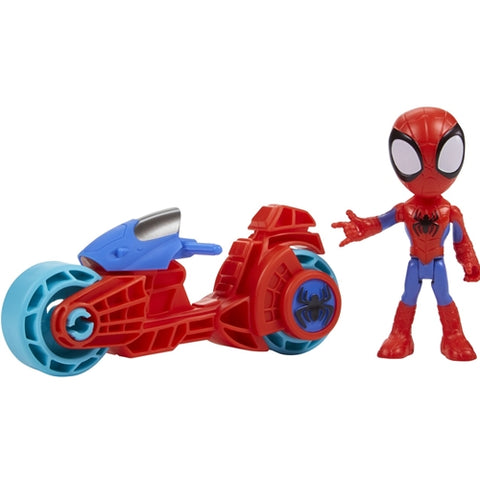 Hasbro  - Set Hasbro Motocicleta si Figurina Spidey Prietenii Extraordinari 10 cm
