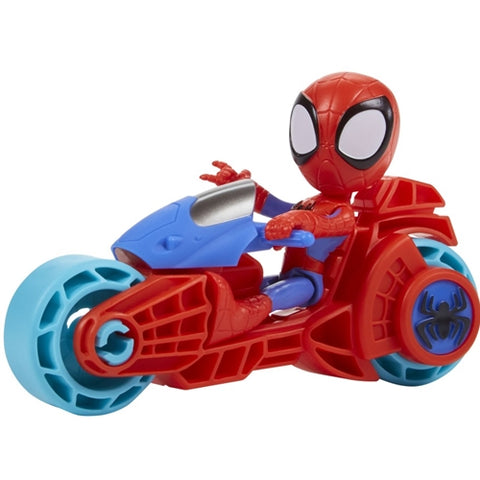 Hasbro  - Set Hasbro Motocicleta si Figurina Spidey Prietenii Extraordinari 10 cm