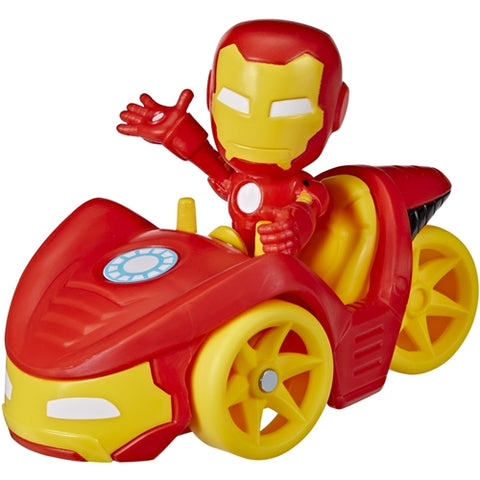 Hasbro  - Set Hasbro Vehicul si Figurina Iron Man Spidey Prietenii Extraordinari