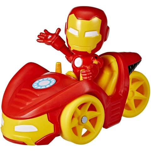 Hasbro  - Set Hasbro Vehicul si Figurina Iron Man Spidey Prietenii Extraordinari