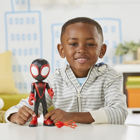 Hasbro  - Figurina Hasbro Spidey Prietenii Extraordinari Miles Morales Prider Man 22.8 cm