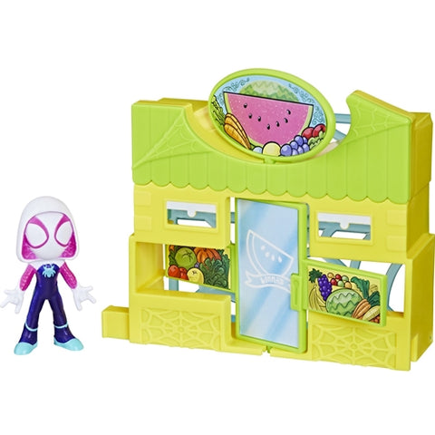 Hasbro  - Set de Joaca Hasbro Spidey Prietenii Extraordinari City Bloks Supermarket