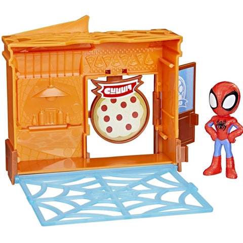 Hasbro  - Set de Joaca Hasbro Spidey Prietenii Extraordinari City Bloks Pizzerie