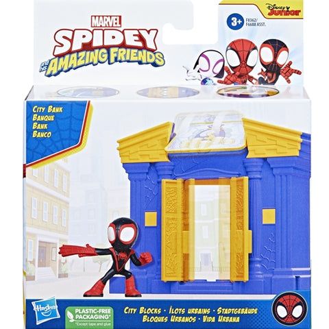 Hasbro  - Set de Joaca Hasbro Spidey Prietenii Extraordinari City Bloks Banca