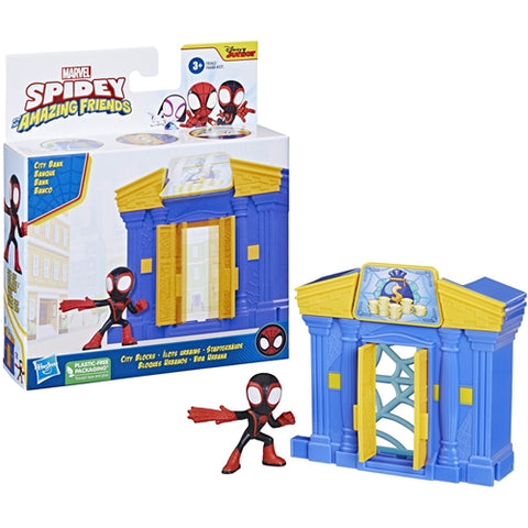 Hasbro  - Set de Joaca Hasbro Spidey Prietenii Extraordinari City Bloks Banca