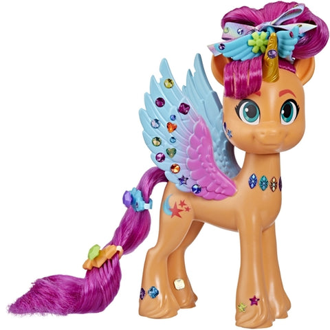 Hasbro  - Figurina Hasbro My Little Pony Ribbon Hairstyles Sunny Starscout