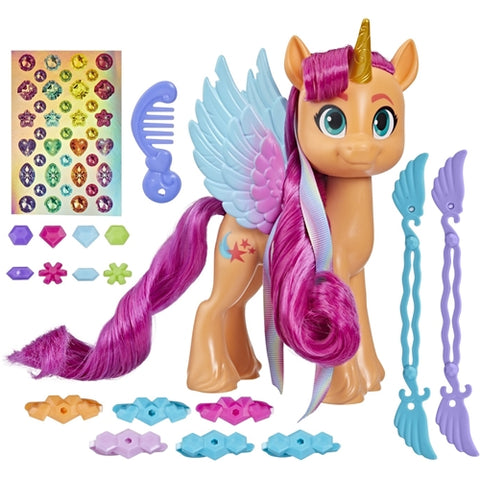 Hasbro  - Figurina Hasbro My Little Pony Ribbon Hairstyles Sunny Starscout