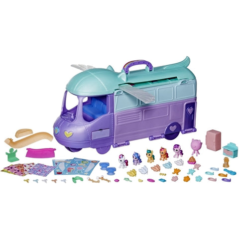 Hasbro  - Set Hasbro My Little Pony Mini World Magic Mare Stream Camioneta Magica