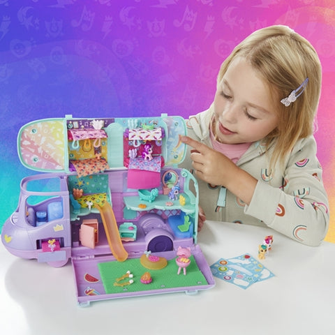 Hasbro  - Set Hasbro My Little Pony Mini World Magic Mare Stream Camioneta Magica