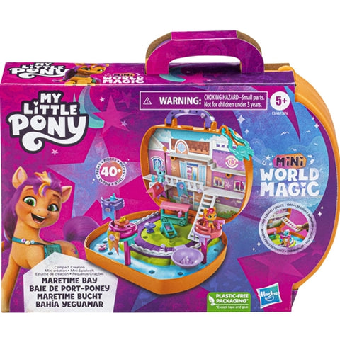 Hasbro  - Set de Joaca Hasbro Compact My Little Pony MIni World Magic Creation Maretime Bay