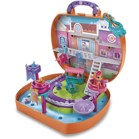 Hasbro  - Set de Joaca Hasbro Compact My Little Pony MIni World Magic Creation Maretime Bay