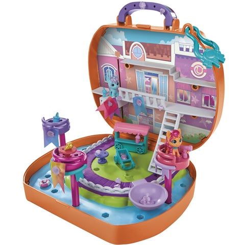 Hasbro  - Set de Joaca Hasbro Compact My Little Pony MIni World Magic Creation Maretime Bay