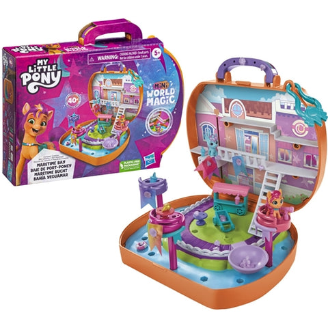 Hasbro  - Set de Joaca Hasbro Compact My Little Pony MIni World Magic Creation Maretime Bay