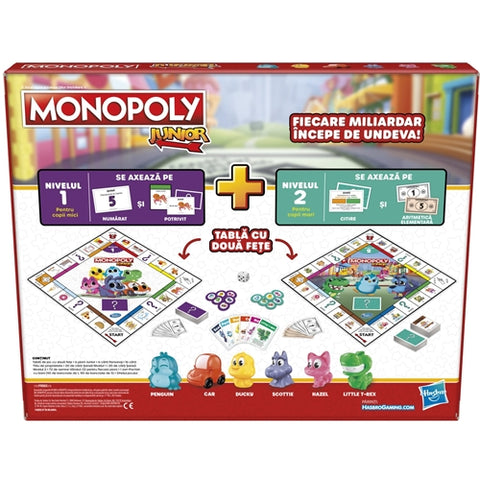 Hasbro  - Joc de Societate Hasbro Monopoly Junior Discover 