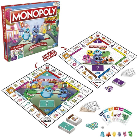 Hasbro  - Joc de Societate Hasbro Monopoly Junior Discover 