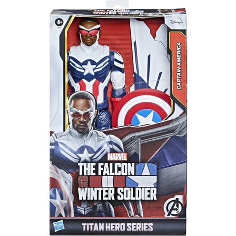 Hasbro  - Figurina Hasbro Avengers Titan Hero Captain America Sam Wilson 30 cm
