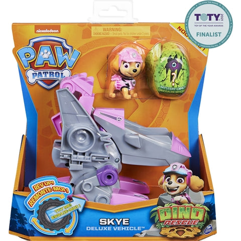 Spin Master - Set Spin Master Patrula Catelusilor Vehicul cu Catelusa Skye si  Figurina Dino Surpriza