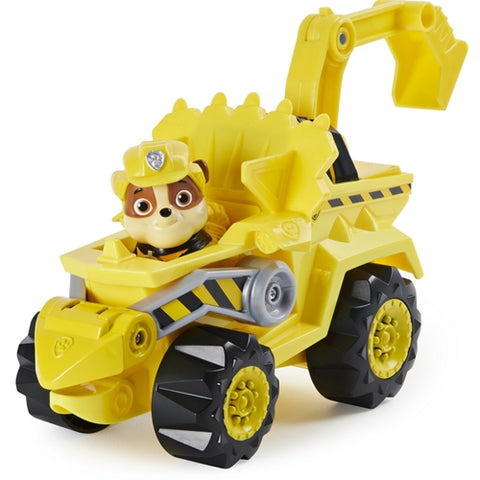 Spin Master - Set Spin Master Patrula Catelusilor Vehicul cu Catelus Rubble si Figurina Dino Surpriza