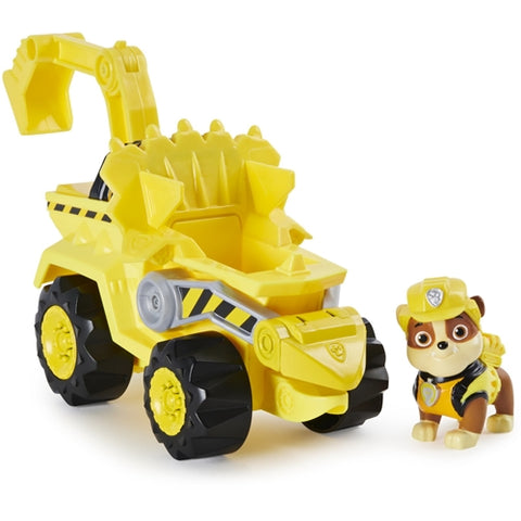Spin Master - Set Spin Master Patrula Catelusilor Vehicul cu Catelus Rubble si Figurina Dino Surpriza