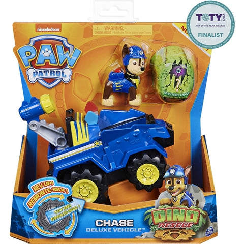 Spin Master - Set Spin Master Patrula Catelusilor Vehicul cu Catelus Chase si Figurina Dino Surpriza