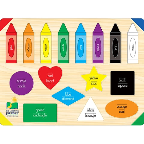 The learning journey- Puzzle - Sa Invatam Culorile Si Formele