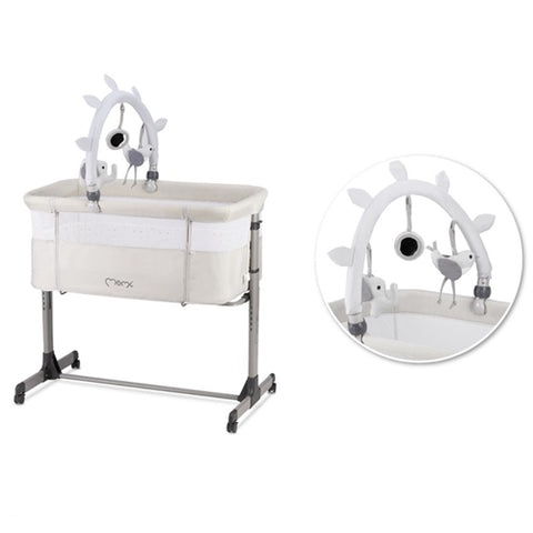 Momi - Patut Co-sleeper Revo, Light Grey