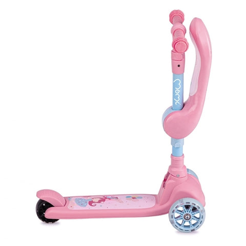 Momi - Trotineta Transformabila 2in1 Kiuru, Pink