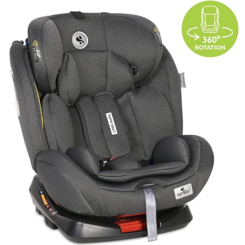 Lorelli-Scaun auto, Lynx, Isofix, 0-36 Kg, rotativ 360 grade, Black