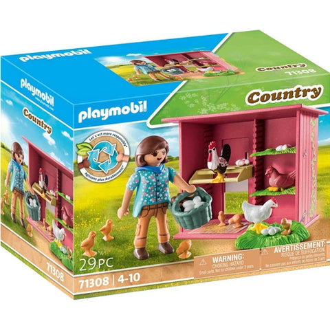 Playmobil  - Set de Constructie Playmobil Cusca pentru Gaini