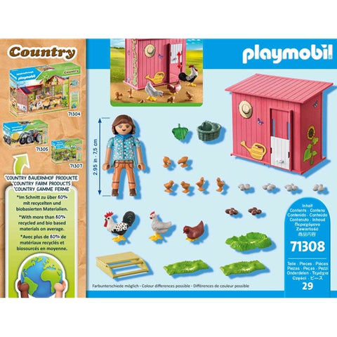 Playmobil  - Set de Constructie Playmobil Cusca pentru Gaini