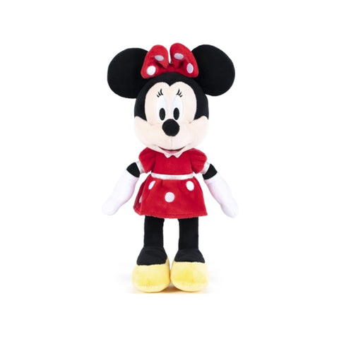 PDP Disney - Jucarie de Plus PDP Disney Minnie cu Rochita Rosie, 20 cm