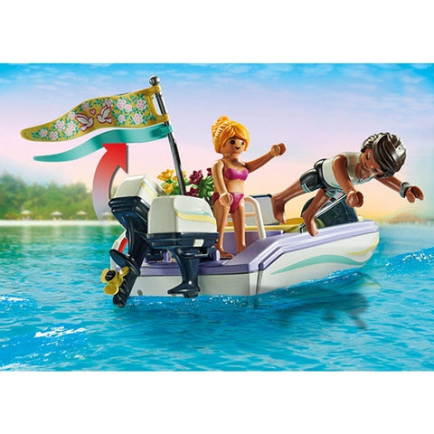 Playmobil  - Set de Constructie Playmobil Luna De Miere Cu Barca De Viteza
