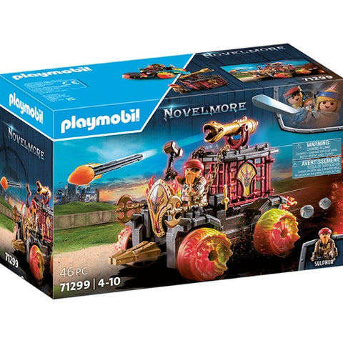 Playmobil  - Set de Constructie Playmobil Masina Berbec A Banditilor Burnham