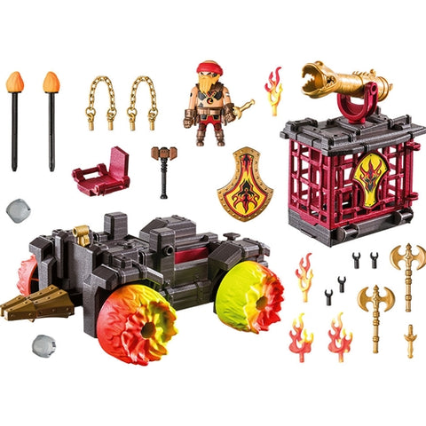 Playmobil  - Set de Constructie Playmobil Masina Berbec A Banditilor Burnham