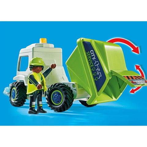 Playmobil  - Set de Constructie Playmobil Masinuta De Curatat Strada