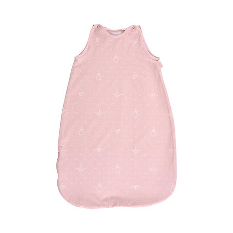 Sac de dormit, primavara/vara, pentru copii cu inaltimea maxima de 85 cm, Little Bear Pink