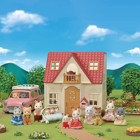 Sylvanian Families-Casuta Red Roof Cosy Cottage