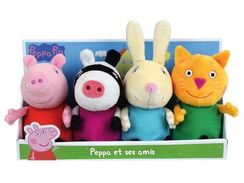 Set 4 Plusuri Jemini 17cm Peppa Pig Si Prietenii