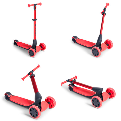 Trotineta 5-in-1 Yvolution Y Glider Luna Red