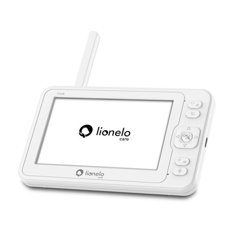 Video monitor, Lionelo, Babyline 6.2, Conexiune Wi-Fi, Pana la 8h de functionare, Comunicare bidirectionala, Senzor de temperatura, Alb