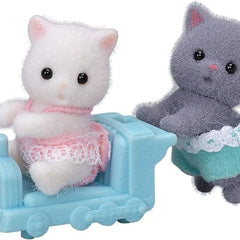Figurine Sylvanian Families-Gemenii Pisicuțe Persane